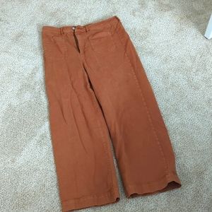 Loft high waisted, wide leg jeans